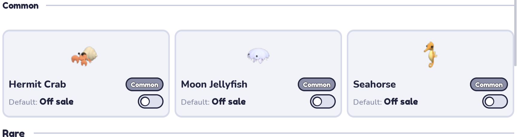 Marine Common shown in the game interface